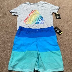 ❤️❤️❤️ HOST PICK!! Boys Summer Swim Shorts Set